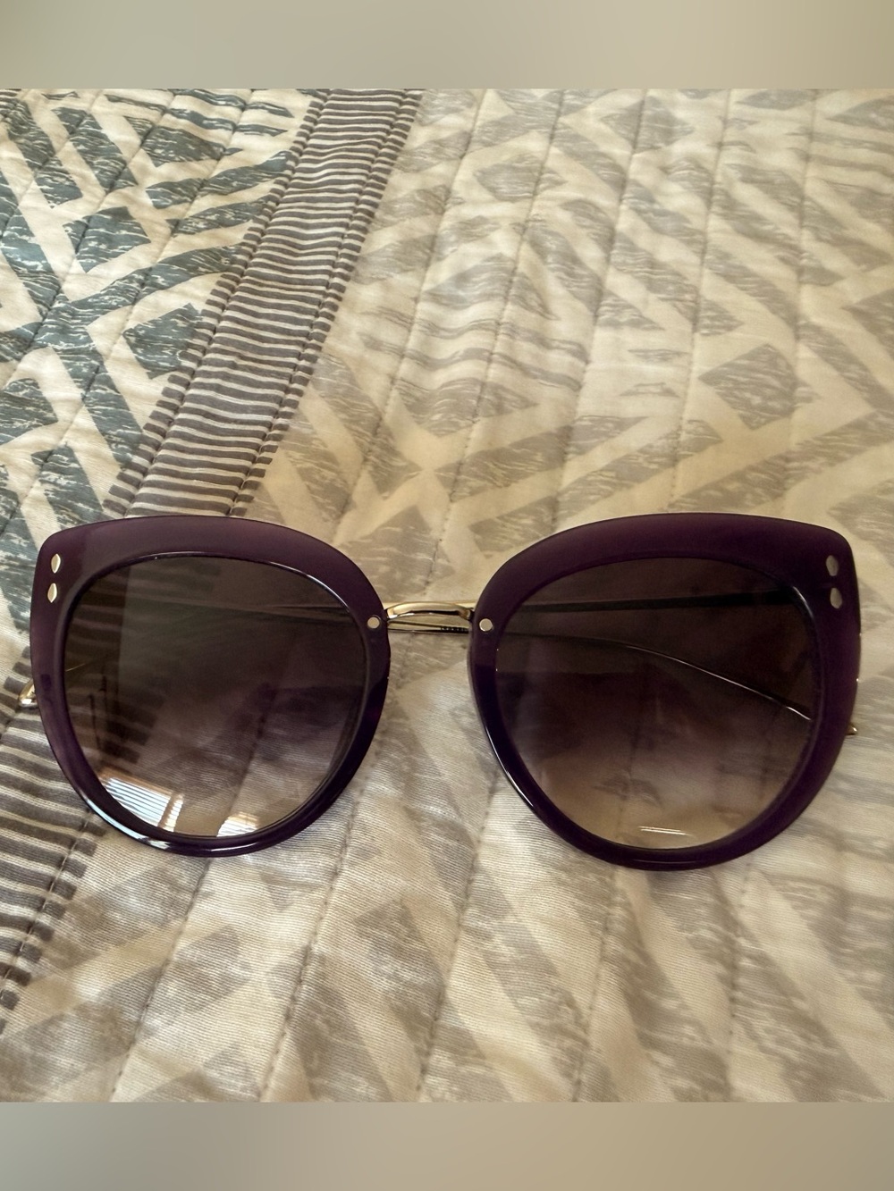 Purple Cat-Eye Women's Sunglasses
